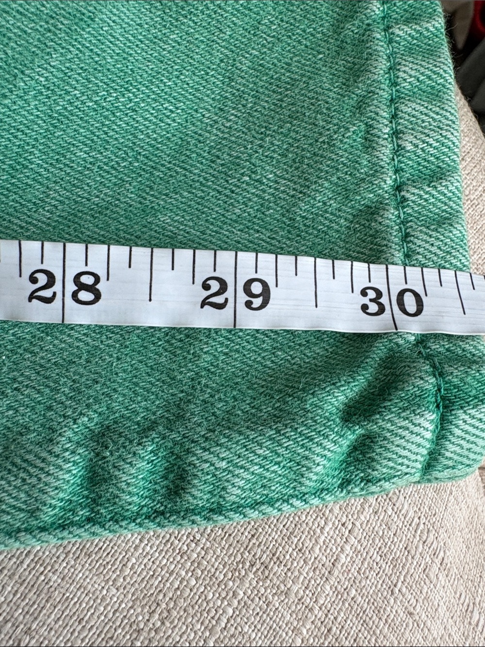 Pilcro Green High-Rise Button-Fly Jeans - Picture 7 of 8